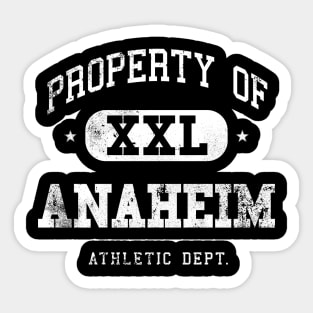 Anaheim Vintage Distressed College Property XXL Sticker